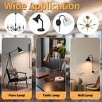 runquiz 2700K Warm Light Edison Bulbs, Vintage Warm Yellow A19 Edison Bulb, Dimmable Amber Led Soft Light Bulbs, Old Style Retro Filament Bulb, 4 Watt, 6 Pack, E26 Base