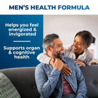 Ultimate Male Optimization 100% Grass Fed Beef Organ Supplement, Supports Test, Energy & Overall Men's Health & Wellness, Non-GMO Grass Fed Beef Organ Supplement with Liver, No Fillers 180 Capsules