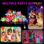 SCIONE 24 Pack LED Light Up Fidget Spinner Bracelets, Party Favors for Kids