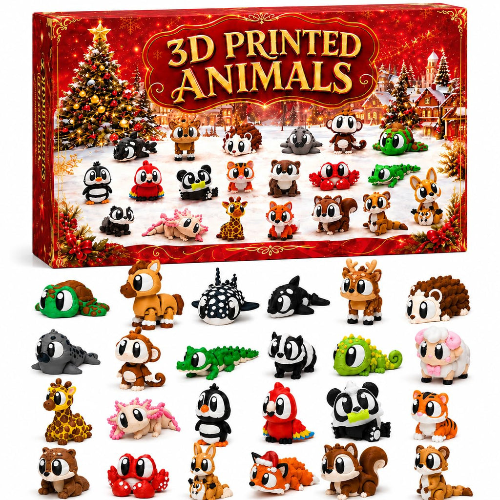 2026 Christmas Advent Calendar, 3D Printed Advent Calendars for kids