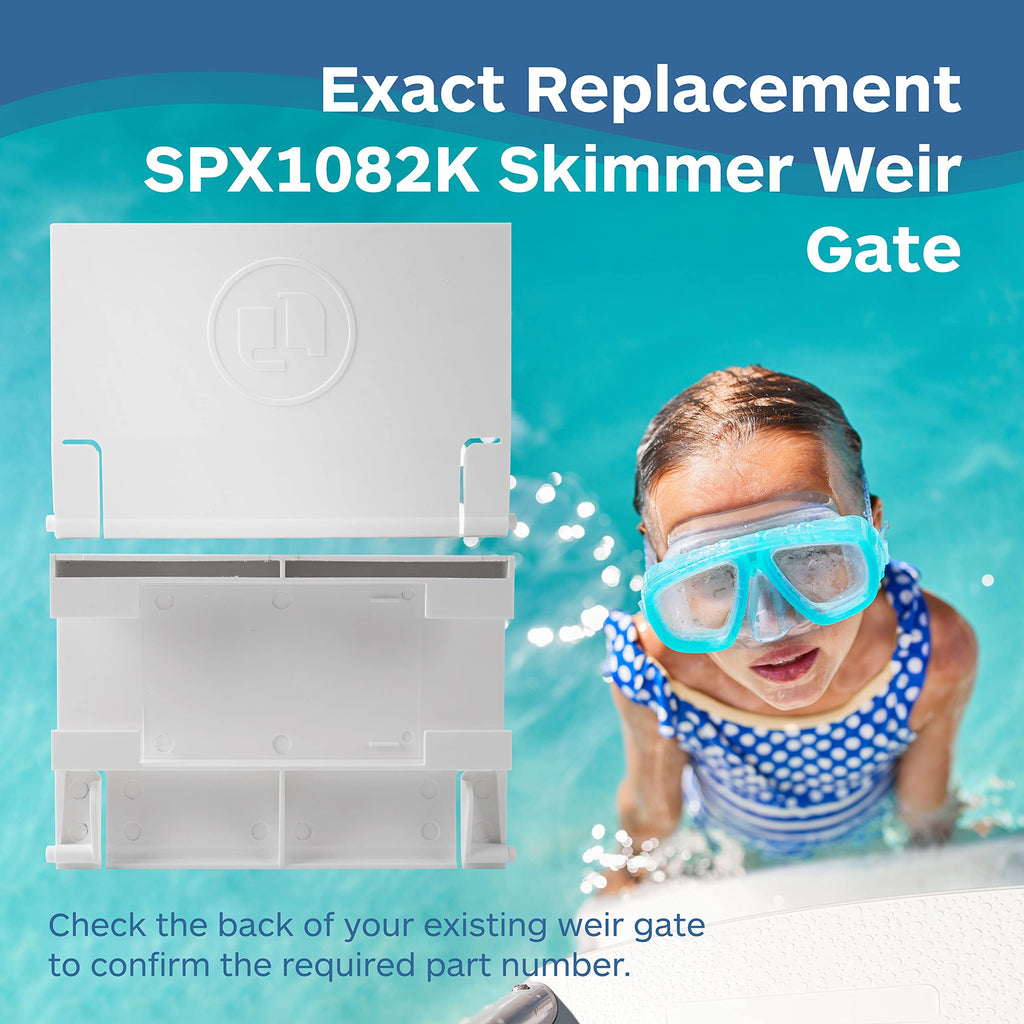 TonGass Exact Replacement for Hayward Skimmer SPX1082K, Skimmers Weir Gate for Swimming Pool Skimmer Flapper Door Compatible with SP1082, SP1083, SP1084, SP1085, SP1086 Automatic Skimmers - White