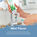 Forever Living - Bright Toothgel, Fluoride-Free Aloe Vera Gel with Bee Propolis, Peppermint-Spearmint Flavor, 4.6 oz, 2 Pack