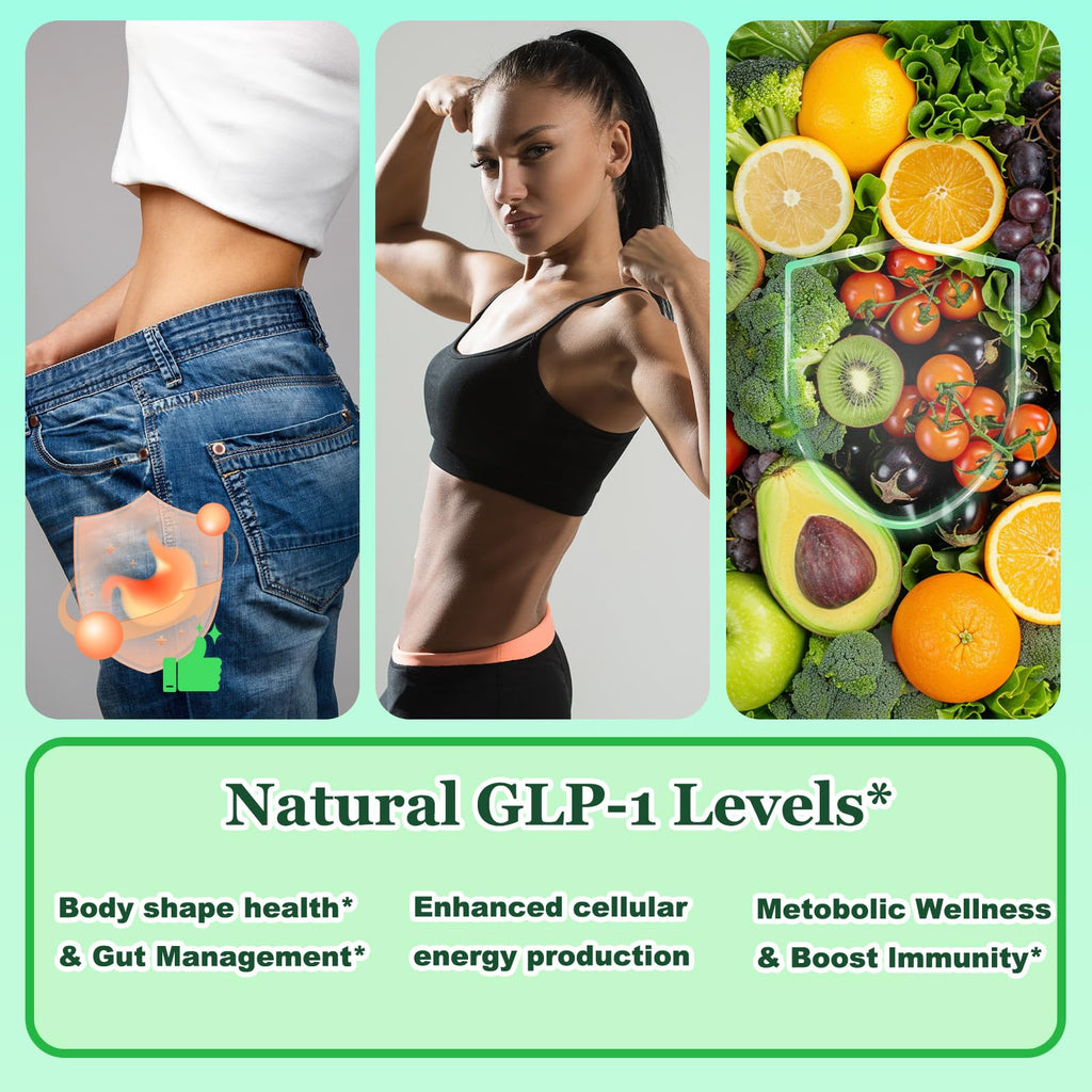 2 Pack GLP-1, GLP-1 Oral Solution Support with Berberine Ceylon Cinnamon Green Tea Chromium & Cellulose Fiber for Hunger & Metabolism, Gut Digestive Wellness, Natural GLP1 Daily Liquid Drops
