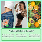 2 Pack GLP-1, GLP-1 Oral Solution Support with Berberine Ceylon Cinnamon Green Tea Chromium & Cellulose Fiber for Hunger & Metabolism, Gut Digestive Wellness, Natural GLP1 Daily Liquid Drops