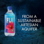 FIJI Artesian Bottled Water, 500 mL (16.9 fl oz), Pack of 24