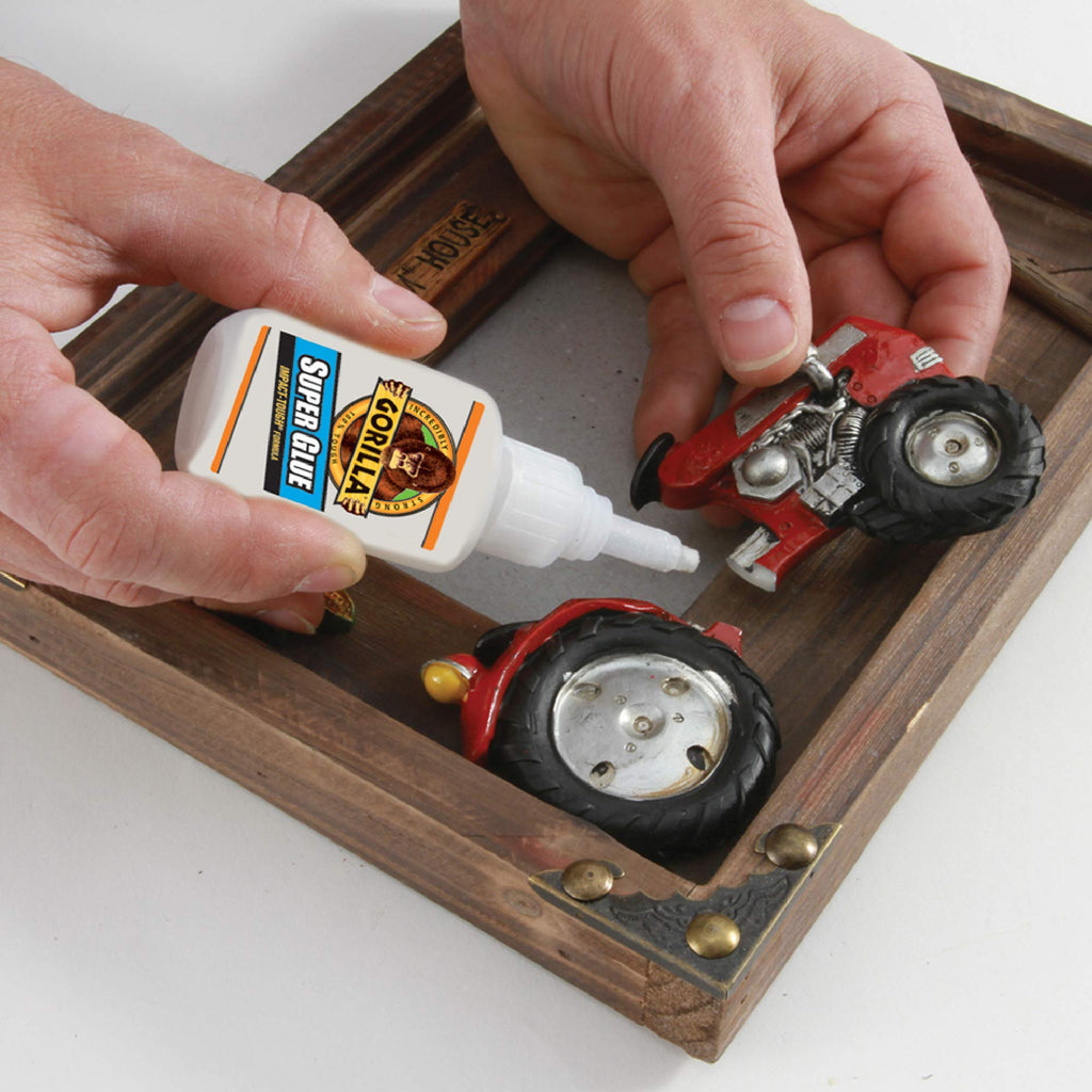 Gorilla Super Glue, All Purpose and Fast Setting, Clear, 20 g