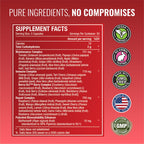 Approved Science Fruits & Veggies - 42 Whole Fruit and Veggie Supplement - Enhanced Health & Vitality - Daily Natural Vitamins, Minerals, Antioxidants - 180 Capsules Each - 2-Month Supply