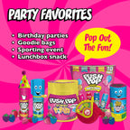 Push Pop Halloween Gummies Gummy Roll Candy, 8 Ct, Individually Wrapped