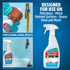 STAR BRITE Rust Stain Remover Spray - Instantly Dissolve Corrosion Stains on Fiberglass, Vinyl, Fabric, Metal & Painted Surfaces - Also Removes Sprinkler Stains - 22 Ounces (089222SS)