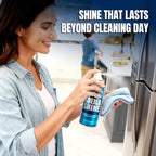 Sheila Shine 3 x 10oz Stainless Steel Cleaner and Polish - Removes Grease, Fingerprint & Watermark - Kitchen Appliances, Refrigerators, Sinks, Ovens & Grills - Stainless Steel Cleaning Spray