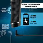 Wahl USA Pro Series High Visibility Skeleton Style Trimmer, Lithium-Ion Cordless USB Rechargeable All in One Shaving & Close Cutting Beard Trimmer for Men with Near Zero Gap Blade – 3026018