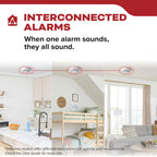 Kidde Smoke Detector, Hardwired with AA Battery Backup, Interconnectable, LED Warning Lights, 85 dB Alarm, 5-inches, 20SAR, 1 Pack