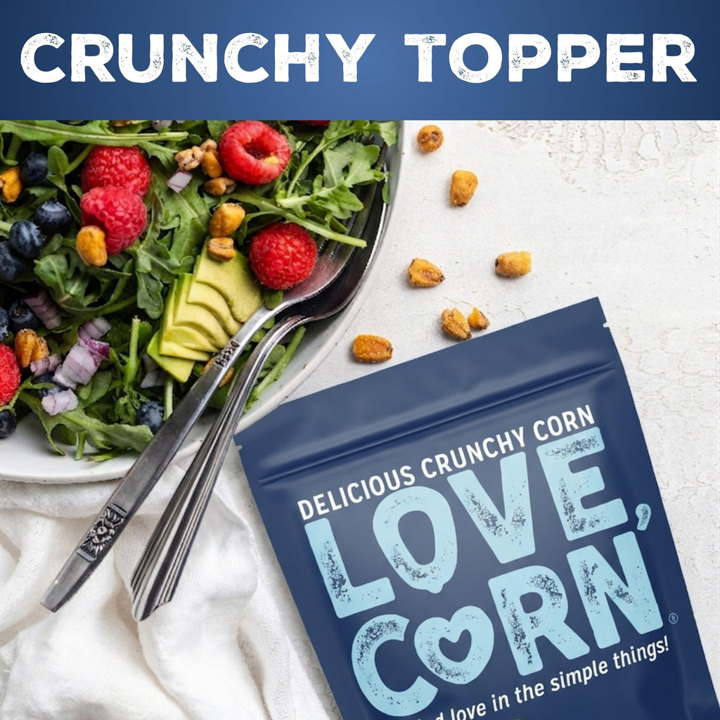 LOVE CORN Fab Four Variety Pack, 0.7oz x 20 Bags, Gluten Free, Vegan