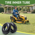 TICONN 20x8.00-8, 20x10.00-8 Inner Tube, 2 Pack Inner Tire Tube for Wheelbarrow Tires, Replacement Tube with TR-4 Straight Valve Stem for Wheelbarrows, Lawn Mowers, Garden Tractor, ATVs, Tractor