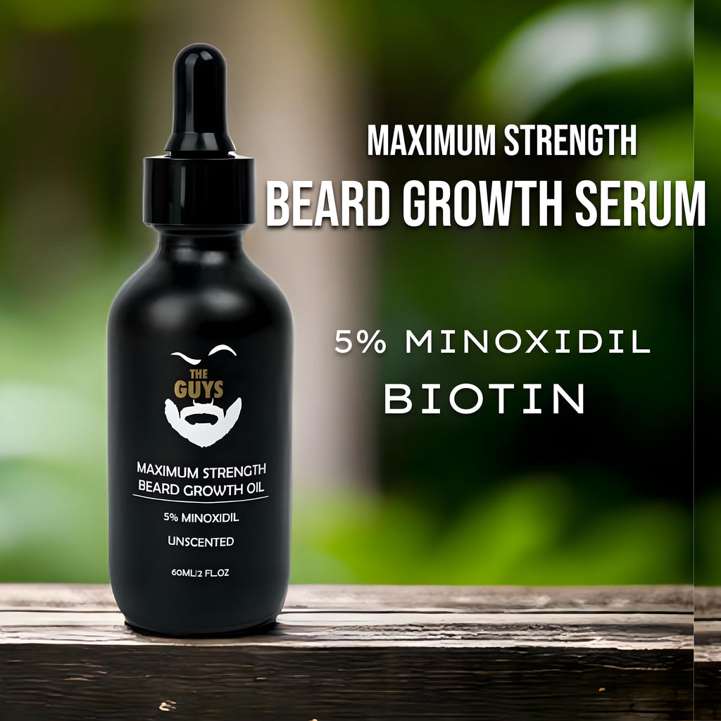 The Beard Guys 5% Minoxidil Beard Growth Oil, 2 Ounce