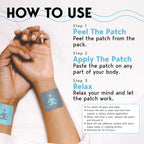 Klova Chill Patches with Clinically Proven Sensoril Ashwagandha, Rhodiola Rosea, Passion Flower, Ginger Root Extract, L-Theanine, GABA and Other Natural Ingredients to Help Destress, Unwind and Relax