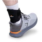 Boxia Drop Foot Support – Class 1 AFO Brace for Flaccid Paralysis/Foot Drop | Discreet Shoe-Compatible Design, Adjustable Strap | Adult Unisex Black Large