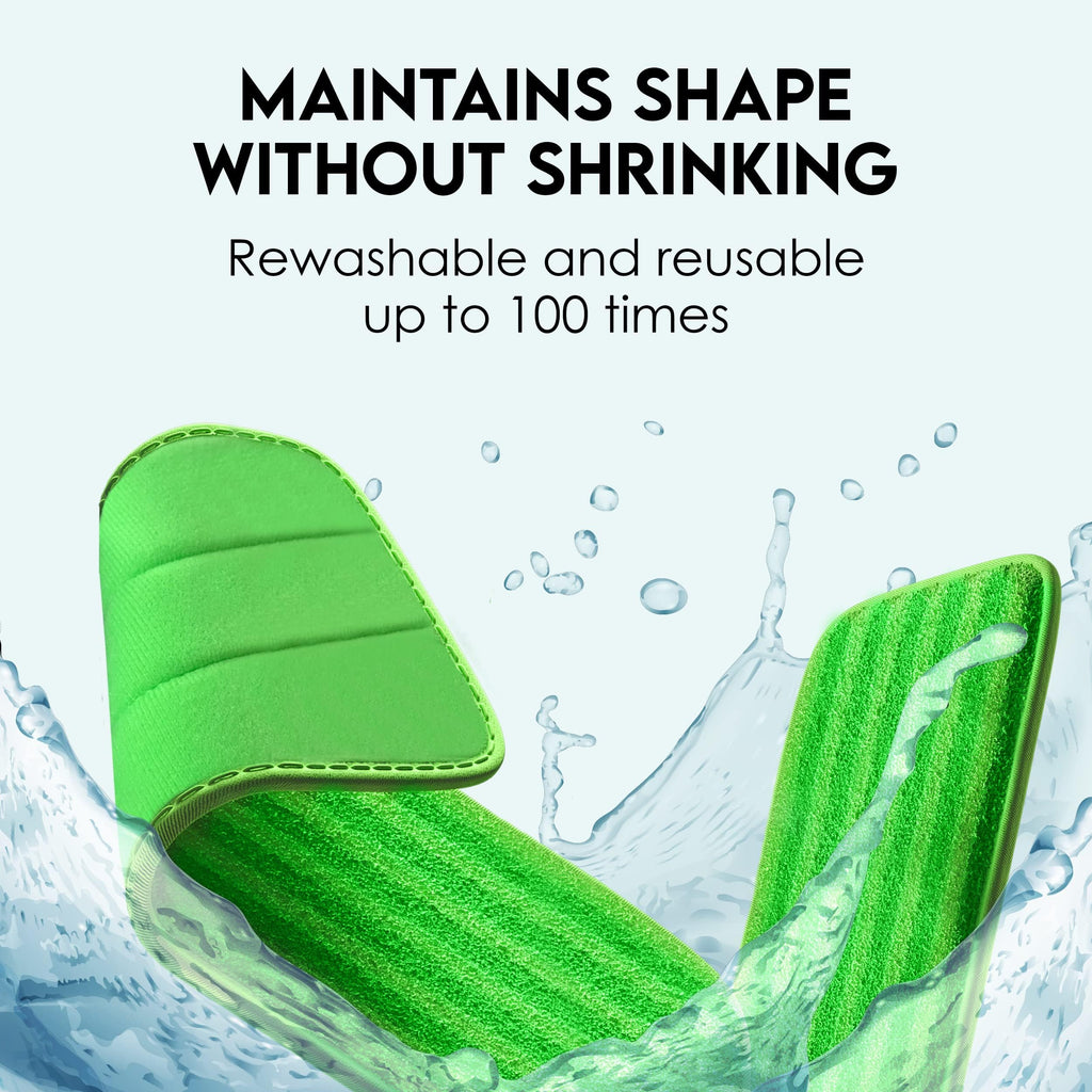Heavy Duty Microfiber Mop Refill Pads - Extra Thick, Premium Quality Mop Pad Replacements Refills for Wet and Dry Mopping Up Dirt, Dust, Dog Hair and Cat Hair