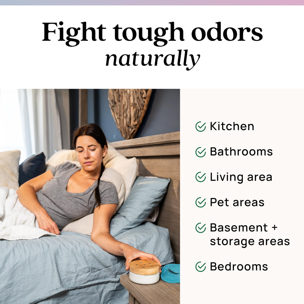 Azuna Home Odor Eliminator for Strong Odor | 2 Room Kit | Aromatherapy