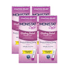 Monistat Chafing Relief Powder Gel, Long-Lasting Anti-Chafing Protection for Bikini Area, Thighs and Bra Lines, 1.5 Oz, Pack of 4