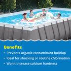In The Swim Sodium Dichlor Chlorine Shock Granules for Sanitizing Hot Tubs and Spas – Fast Dissolving, pH Balanced Sanitizer - 56% Available Chlorine, 99% Sodium-Dichlor – 2 Pound
