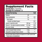 Ocuvite Eye Vitamin & Mineral Supplement, Gummy Multivitamin for Eyes, Zinc, Vitamin C & E, Lutein & Zeaxanthin Supplements for Vision Support for Adults, 60 Gummies