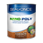 Seal-Once Nano+Poly Wood Sealer and Waterproofer, Clear, 1 Gallon