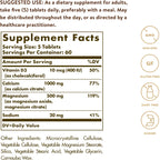 Solgar Calcium Magnesium with Vitamin D3, 300 Tablets - Promotes Healthy Bones, Supports Nerve & Muscle Function - Highly Absorbable Form - Non-GMO and Gluten Free - 60 Servings