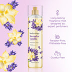 Bodycology Long-Lasting Fragrance Body Mist, Lavender Vanilla, 8 fl oz
