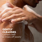 NIVEA MEN Sensitive Body Wash with Bamboo Extract, Moisturizing Body Wash for Sensitive Skin, Soap Free Shower Gel for Men with No Drying Alcohol, 16.9 Fl Oz Bottle, Pack of 3