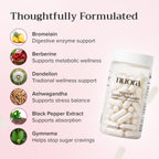Nuora Biofilm Probiotic | Pineapple Probiotics for Women to Boost Metabolism, Support All-Day Energy, Help Puffiness & Bloating | Natural, Vegan, & Gluten-Free | 60ct of Nuora Gut Health Capsules