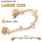 Fida Dog Rope Toys for Aggressive Chewers, Chew Toys for Large Medium Dogs