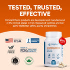 Clinical Effects Ashwagandha with Black Pepper for Stamina and Calm - 60 Ashwagandha Capsules - Made in the USA