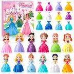 Princess Advent Calendar 2026 Girls – 24 Day Dress-up Christmas Countdown