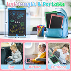 FLUESTON LCD Writing Tablet for Kids, 8.8 Inch Drawing Tablet for Boys Girls 3 4 5 6 7 8 Year, 3pcs in 1 Pack Drawing Pad Birthday Christmas Gift for Kid Educational Doodle Board Cute Unicorn Toy