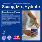 Hi-Lyte Keto K1000 Electrolytes Powder | Raspberry Lemon | Hydration Supplement Drink Mix | Boost Energy & Beat Leg Cramps | No Sugar, No Maltodextrin | 120 Servings