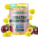 NSF Certified Creatine Gummy 5g - Creatine Monohydrate Gummies for Men & Women, Creatine Monohydrate for Muscle Strength, Muscle Builder, Energy Boost, Pre-Workout Supplement(120 Count)-Passion fruit