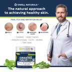 OWELL Naturals Drawing Salve – Fast Acting for Ingrown Hairs, Boils, Bumps, Cysts & Splinters – Clear Non-Staining Formula for Bikini Line, Underarms & Sensitive Skin – 4 oz