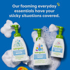 Babyganics Alcohol-Free Foaming Hand Sanitizer, Pump Bottle, Fragrance Free, 8.45 oz, 3 Pack
