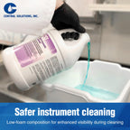 CSI Central Solutions Multi Enzymatic Cleanser - Hospital Grade Medical Instrument Cleaner for Presoak and Manual Processing, 1 Gal