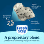 Fresh Step Advanced Ever Fresh Multi Cat Clumping Cat Litter, Unscented, Low Dust, Odor Control with Ammonia Block Tech, Compatible in Automatic Litter Boxes, 32 lb. (2 x 16 lb.)