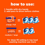Tide PODS laundry detergent pacs, 3-in-1 Stain Remover, Odor Fighter, Color Protector, 112 Count, HE compatible, Original Scent