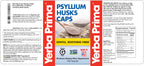 Yerba Prima Psyllium Husks Caps, 625 mg, 400 Capsules - Natural Fiber for Men and Women - Regularity Support Supplement