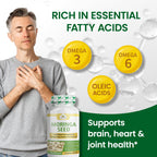 Organic Veda Moringa Seeds Capsules - Omega 3, 6, 9, Powerful Antioxidants, Vitamins, Amino Protein Rich Organic Moringa Seeds for Eating - Moringa Seed Powder Energy & Vitality, 120 Vegan Capsule