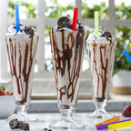 Comfy Package [Case of 3,000] 10 mm Jumbo Smoothie Straws, 8.5" High Plastic Boba and Milkshake - Assorted Colors