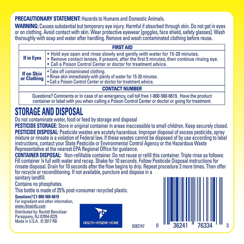 Lysol Professional Lysol Professional Disinfectant Deodorizing Cleaner 128 Pack of, Yellow, Lemon, 512 Ounce, (Pack of 4)
