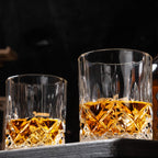 KANARS Whiskey Glasses Set of 6 with Elegant Gift Box for Liquor Scotch Rum