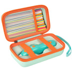ANKHOH Organizer Case for 3Doodler Start+ Essentials 3D Pen for Kids, EVA Shell/Wrist Strap, Drop-Proof Water-Resistant, Stores for 3d Pen Filament USB for Travel/Home/School (Mint Green, Case Only)