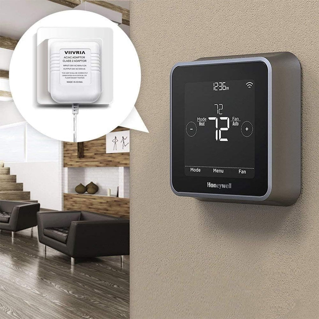 AC 24 Volt Transformer, C Wire Adapter, Compatible with All Versions of Ring Doorbell and Thermostat for Ecobee,Sensi and Honeywell, 315" Long Cable