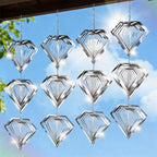 Superlong Bird Deterrents for Outside 12 Discs Stainless Steel, 4 Sets